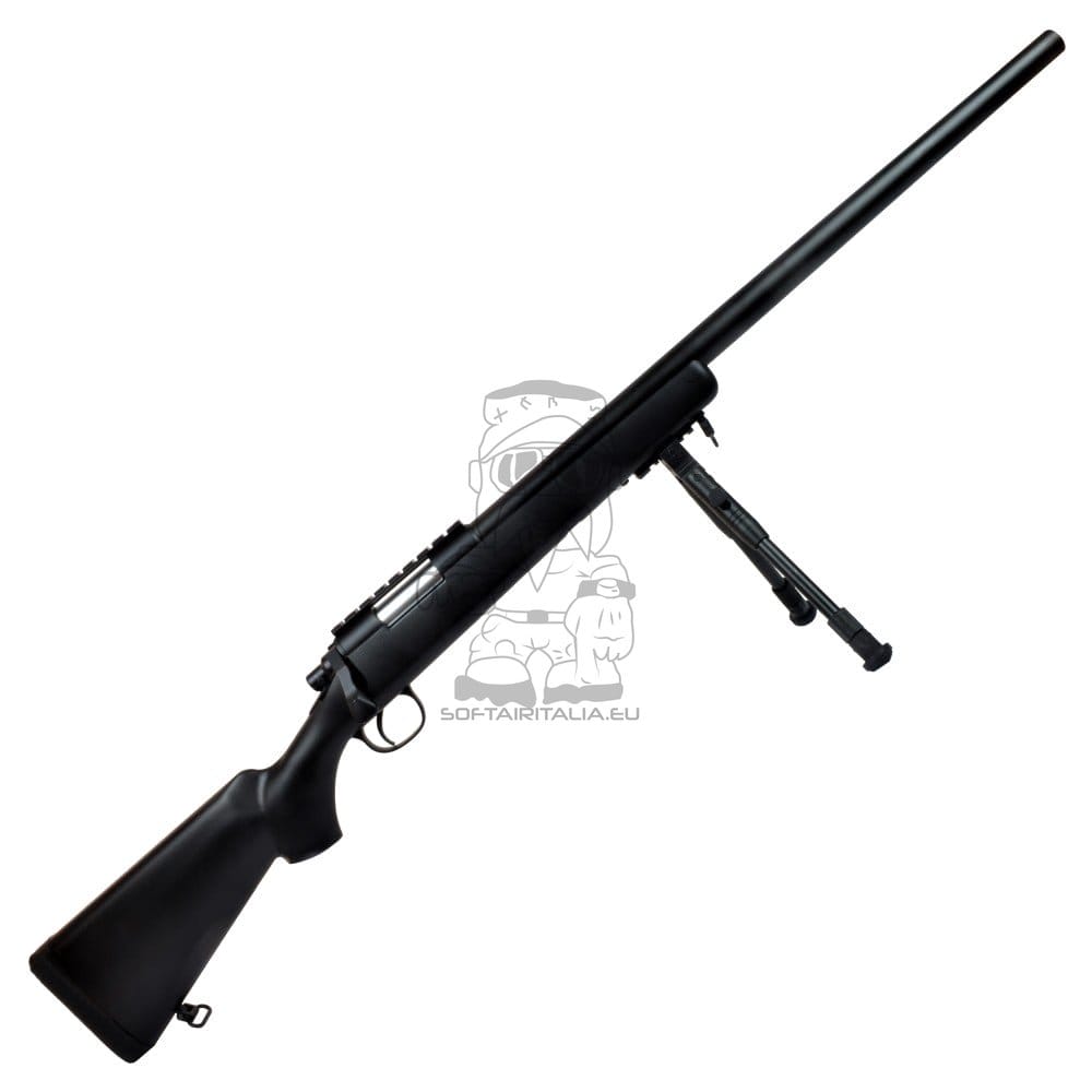 Fucile Sniper a Molla con Bipiede Nero di WELL