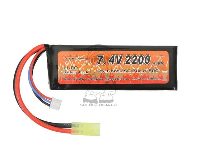 Batteria Li-Po 2200mAh 7,4V di VICTORY BATTERY