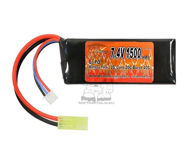 Batteria Li-Po 1500mAh 7,4V 20/40C di VICTORY BATTERY
