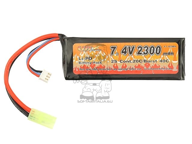 Batteria Li-Po 2300mAh 7,4V di VICTORY BATTERY
