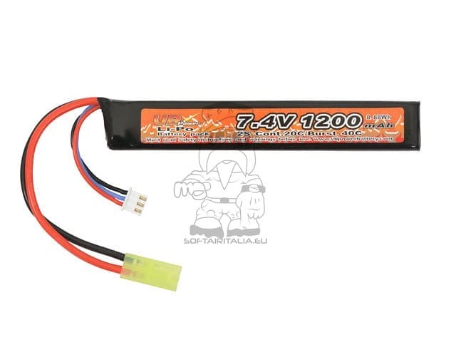 Batteria Li-Po 1200mAh 7,4V 20/40C di VICTORY BATTERY