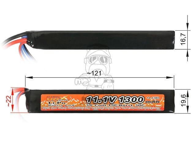 Batteria Li-Po 1300mAh 11,1V di VICTORY BATTERY