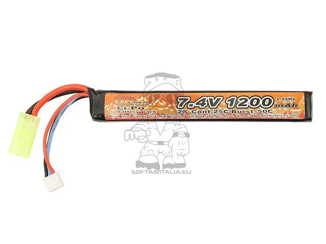 Batteria Li-Po 1200mAh 7,4V di VICTORY BATTERY