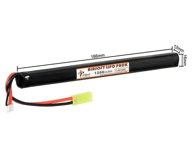 Batteria Li-Po 1200mAh 7,4V di IPOWER