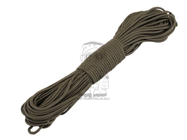 Paracord in Nylon 30m Verde Militare di BIG DRAGON