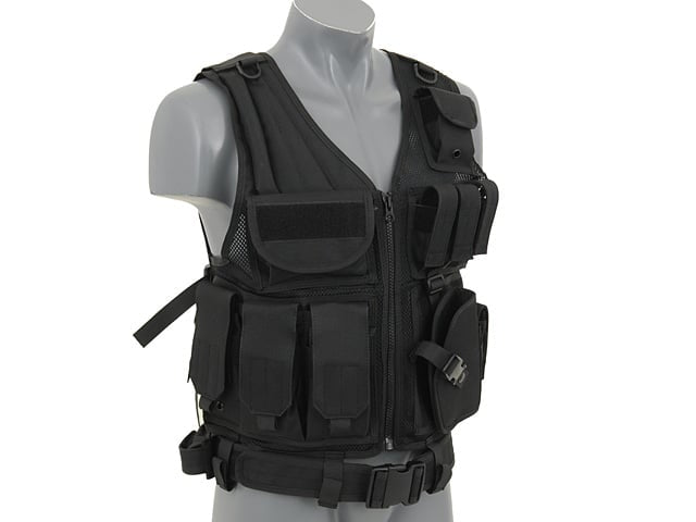 Gilet Tattico Law Enforcement V.2 - BLACK di 8FIELDS