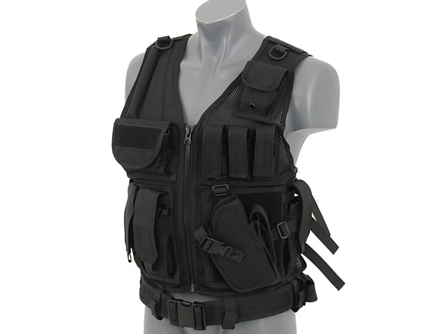 Gilet Tattico Law Enforcement V.2 - BLACK di 8FIELDS