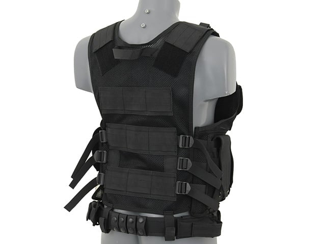 Gilet Tattico Law Enforcement V.2 - BLACK di 8FIELDS