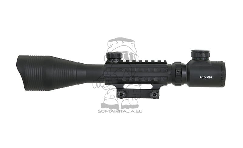 Riflescope 4-12x50EG con Montaggio Integrato di PCS