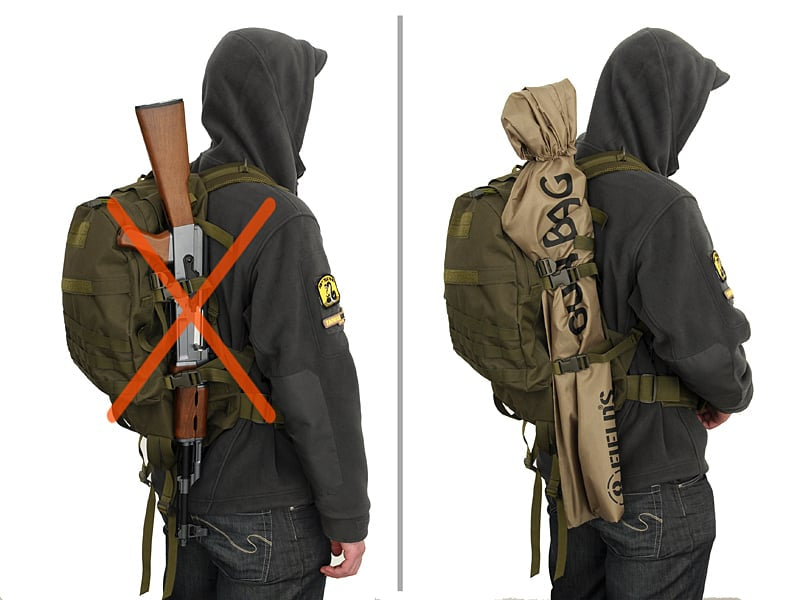 Borsa per Fucile Airsoft Coyote di 8FIELDS