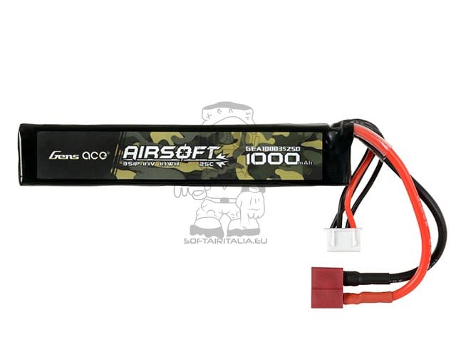 Batteria LiPo 1000mAh 11.1V di GENS ACE