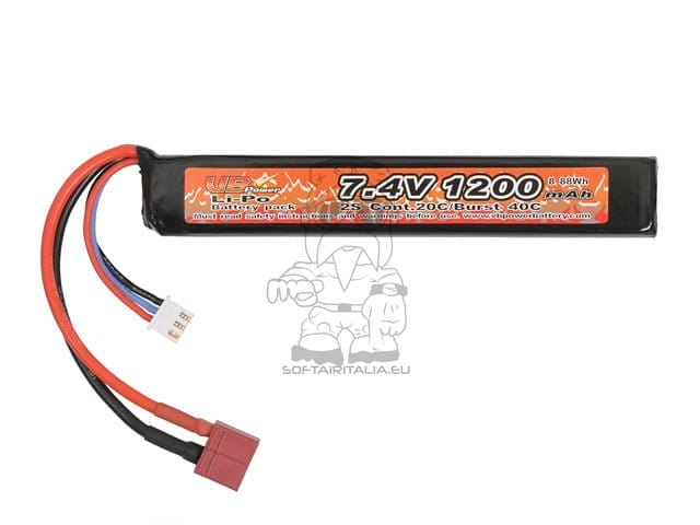 Batteria Li-Po 1200mAh 7,4V 20/40C di VICTORY BATTERY