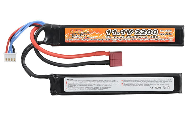 Batteria Li-Po 2200mAh 11,1V di 8FIELDS