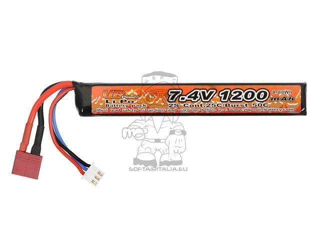 Batteria Li-Po 1200mAh 7,4V di VICTORY BATTERY
