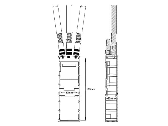 FCS MPU-5 Wave Relay Radio Dummy Case di FMA