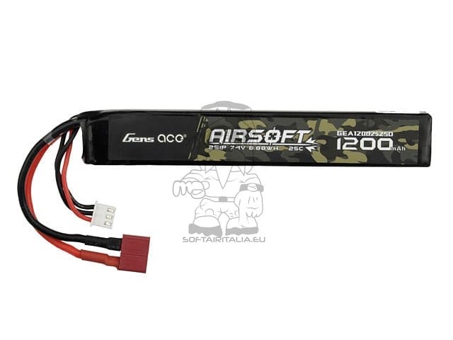 Batteria LiPo 1200mAh 7.4V di GENS ACE
