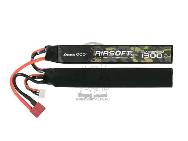 Batteria LiPo 1300mAh 7.4V di GENS ACE