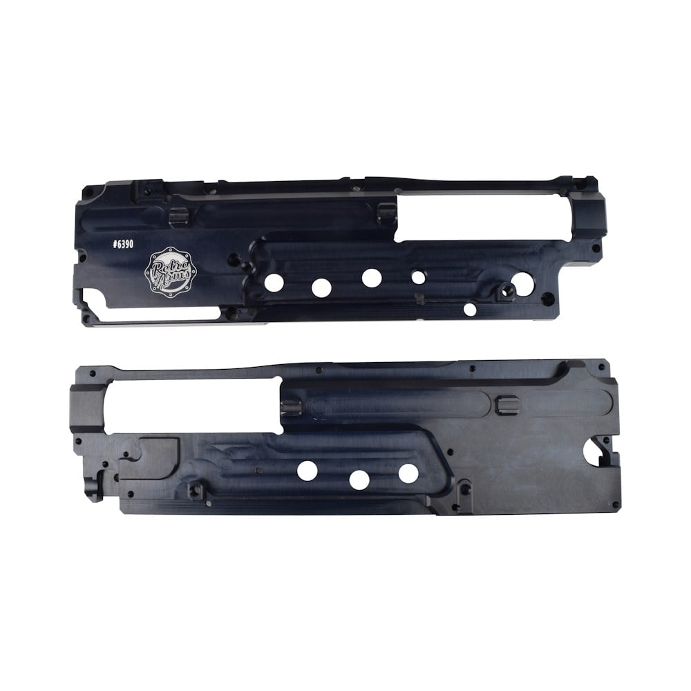 Guscio Gearbox CNC per M249/PKM Nero di RETROARMS