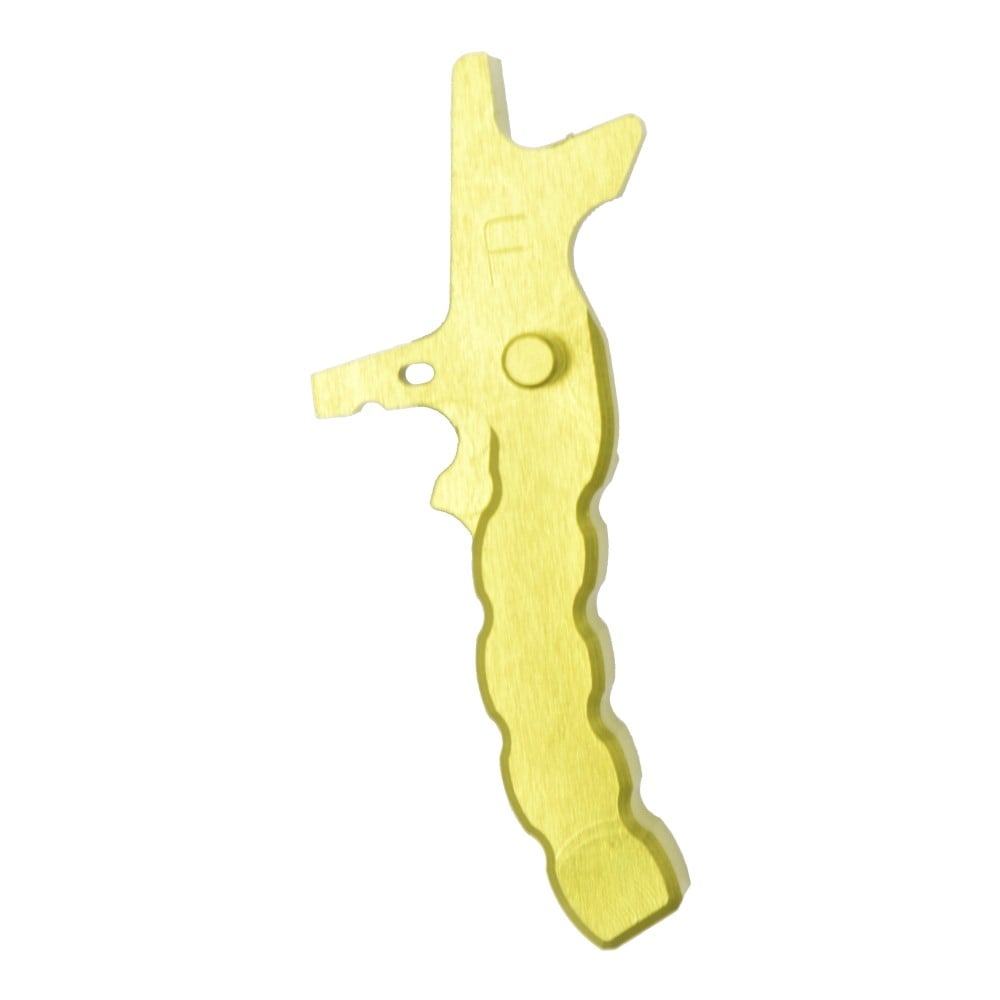 Grilletto CNC AR15 Tipo F Giallo di RETROARMS