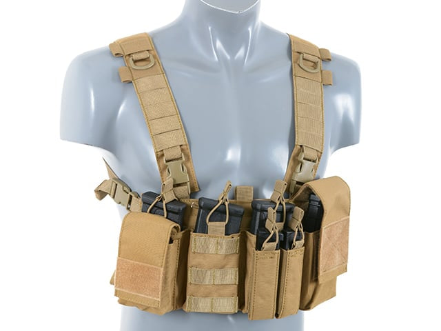 Buckle Up Chest Rig V3 - Coyote di 8FIELDS