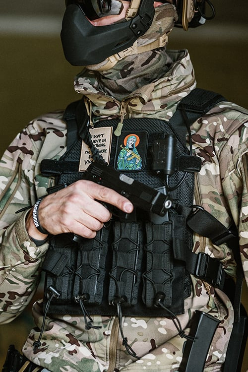 Gilet Tattico UltraLight Mesh - BLACK di 8FIELDS