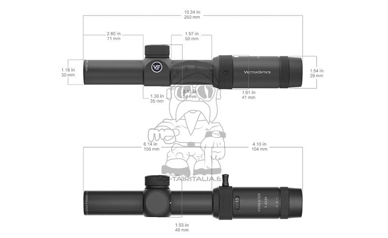 Scope FORESTER JR di VECTOR OPTICS