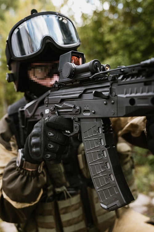 Ottica 1P87 Style per AK/AK12/AKSU di JJ AIRSOFT