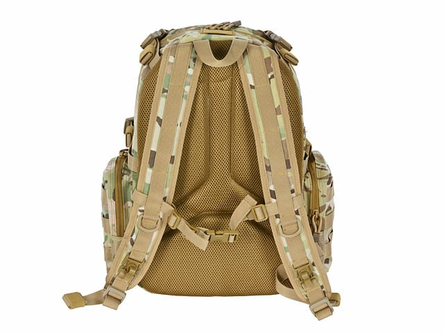 Zaino tattico con tasca per casco - Multicamo di 8FIELDS