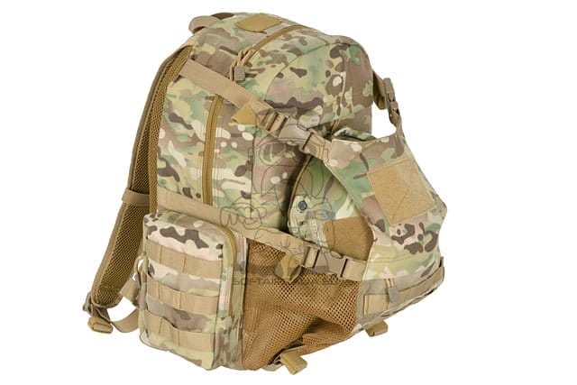 Zaino tattico con tasca per casco - Multicamo di 8FIELDS