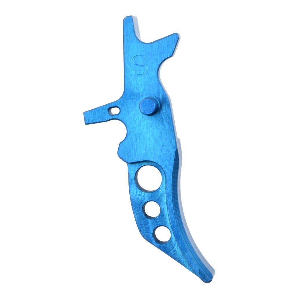 Grilletto CNC AR15 Tipo S Blu di RETROARMS