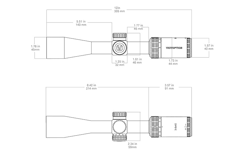 Riflescope Victoptics 3-9x40 di VECTOR OPTICS