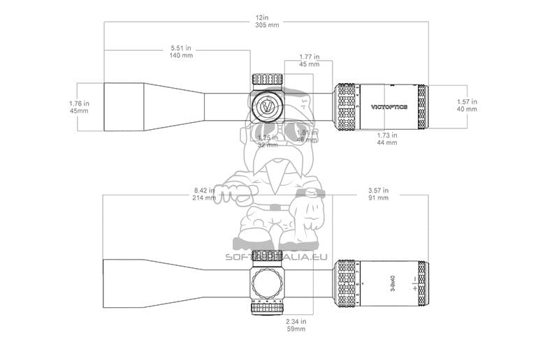 Riflescope Victoptics 3-9x40 di VECTOR OPTICS