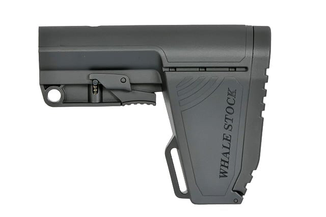 Whale Stock Regolabile per AR-15/M4 - Nero di CYMA