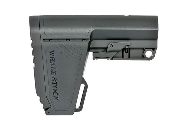 Whale Stock Regolabile per AR-15/M4 - Nero di CYMA