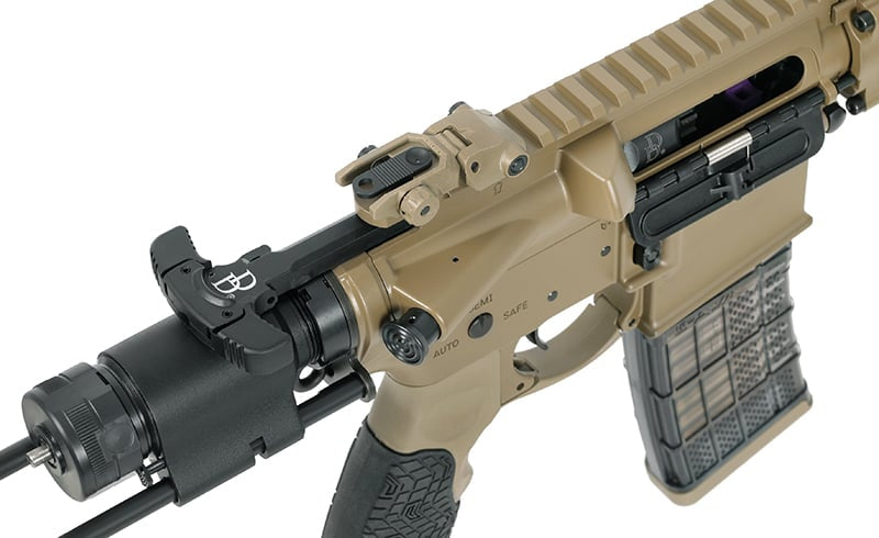 Gas replica Daniel Defense DDM4 CQB PDW - Tan di EMG