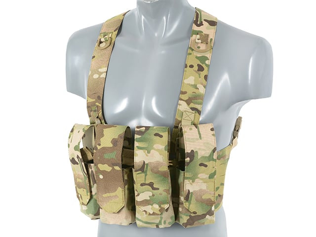 Chest Rig Laser-Cut Multicamo di 8FIELDS