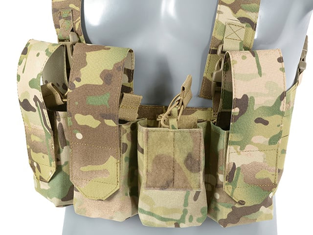 Chest Rig Laser-Cut Multicamo di 8FIELDS