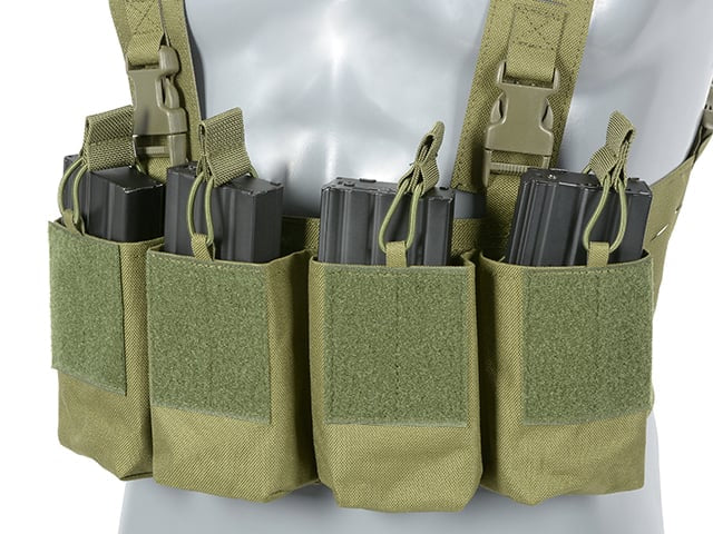 Chest Rig Laser-Cut con Pouches AR/AK di 8FIELDS