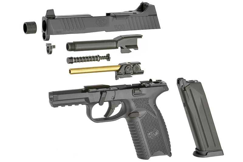 FN 509 GBB Pistol Replica - Black di CYBERGUN
