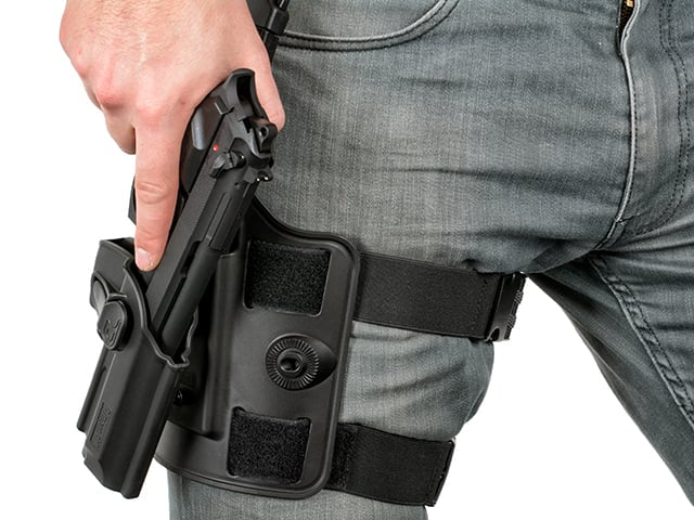 Airsoft Drop Leg Platform - Black di AMOMAX