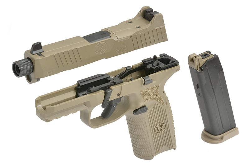FN 509 GBB Pistol Replica - Tan di CYBERGUN