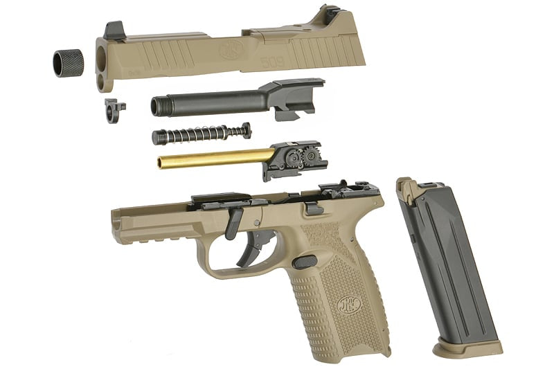 FN 509 GBB Pistol Replica - Tan di CYBERGUN