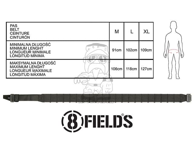 Cintura Tattica Laser-Cut di 8FIELDS