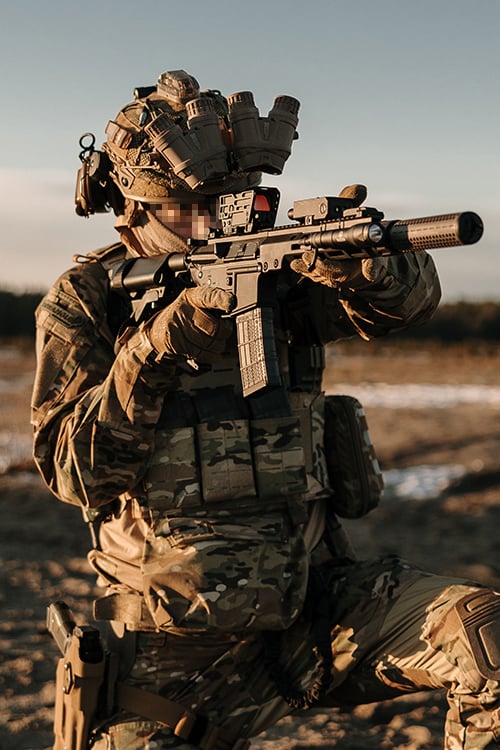 Replica Airsoft WE07 10" M4/AR15 di WELL PRO