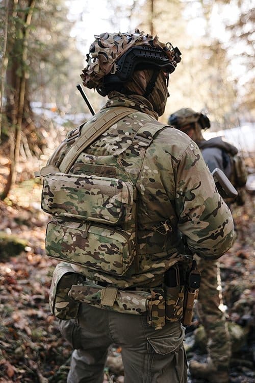 Pouch Multicamo Laser-Cut di 8FIELDS