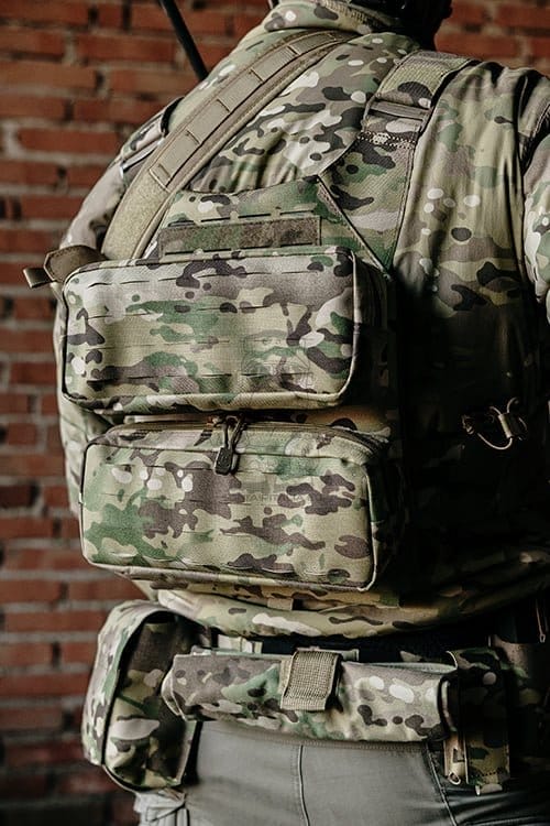 Pouch Multicamo Laser-Cut di 8FIELDS