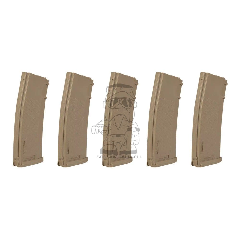 Set 5 Caricatori Mid-Cap S-MAG 125 Colpi di SPECNA ARMS