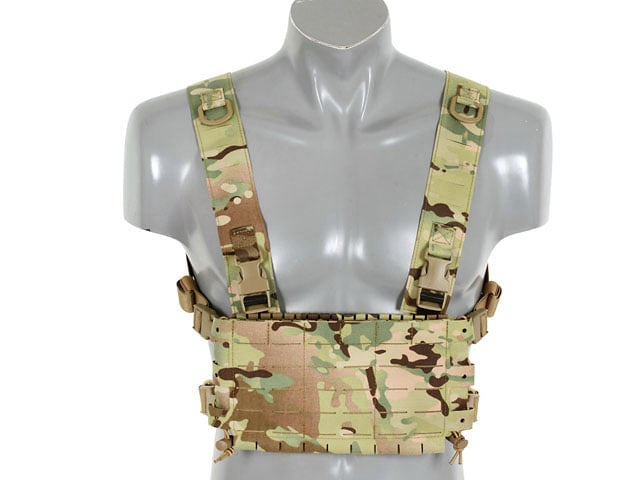 Chest Rig COMPACT MOLLE Laser Cut - Multicamo di 8FIELDS
