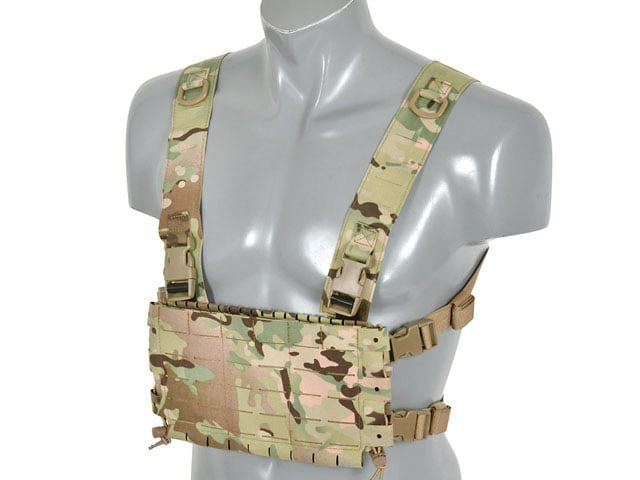 Chest Rig COMPACT MOLLE Laser Cut - Multicamo di 8FIELDS