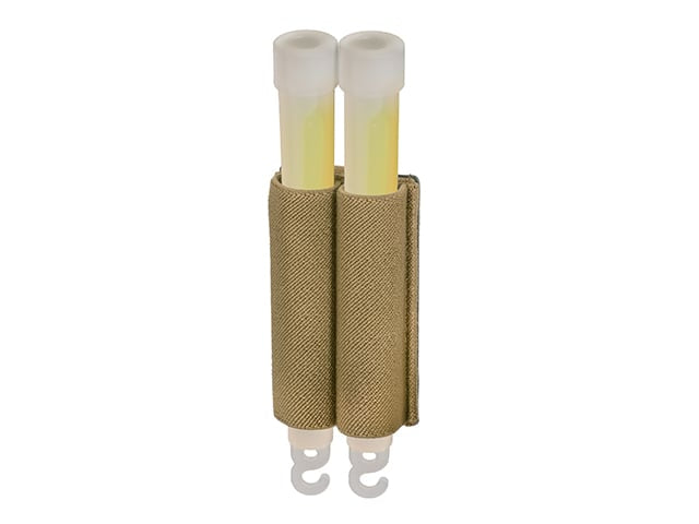 Glowstick Holder 2 sticks - TAN di 8FIELDS